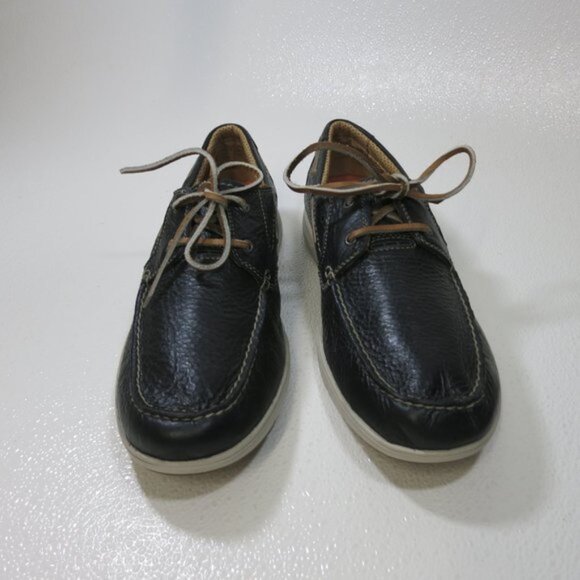 Clarks Un-Structured Leather Comfort Oxfords Casual Deck Boat Footwear Shoes 12 - Picture 4 of 7